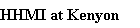 HHMI at Kenyon